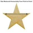 thumbnail image 2 of Package of 10, 3 Inch x 1/4" Baltic Birch Plywood Plywood Stars Wood Cutout for Wood Craft Project, Children or Adult Art Work, Home and Holiday Décor and DIY Fun, Made in USA, 2 of 2