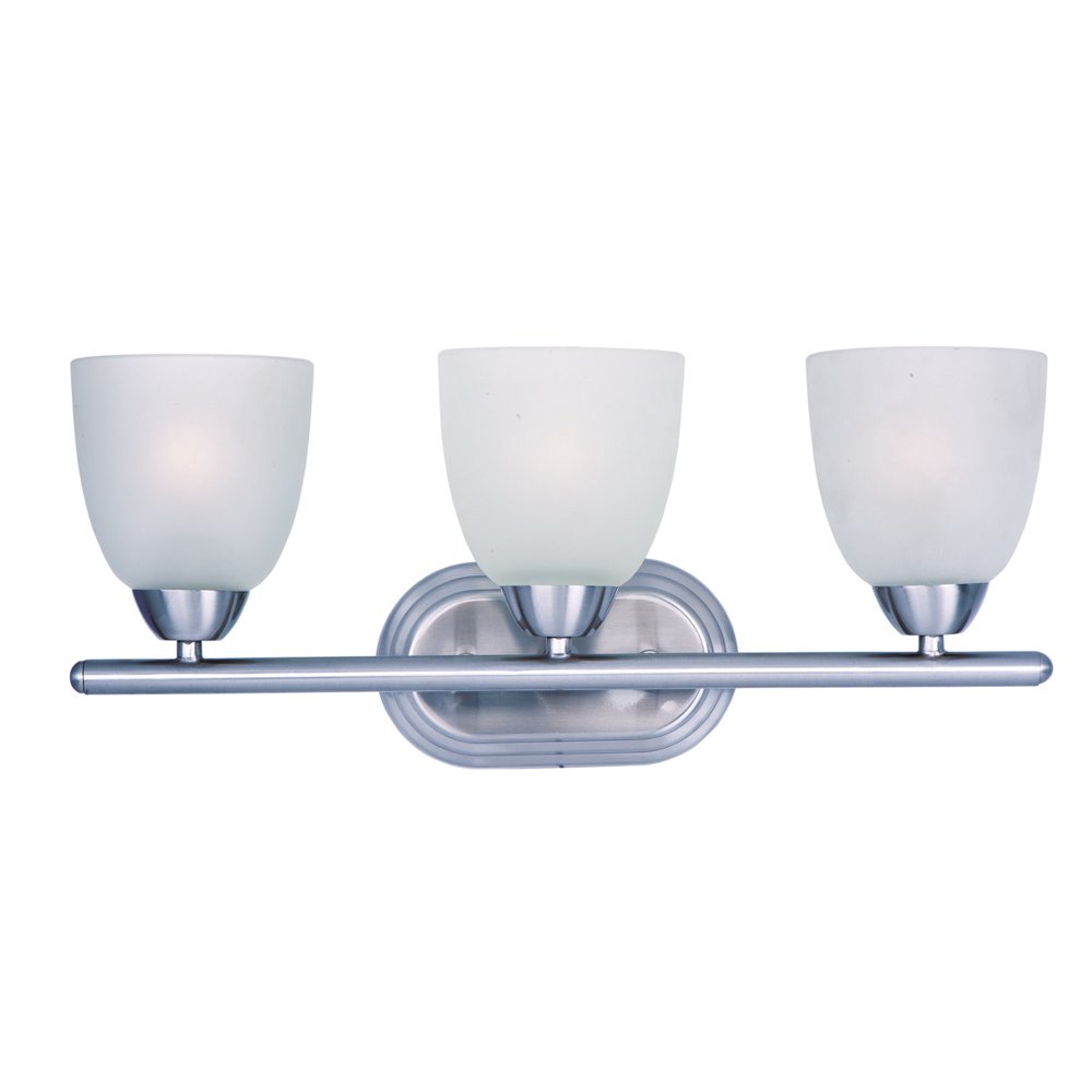 Bathroom Vanity 3 Light Bulb Fixture With Polished Chrome Finish Medium