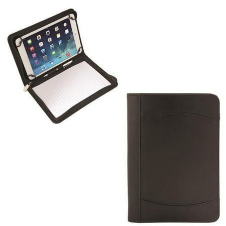 Debco BL8573 Junior Padfolio with Mini Tablet Holder - Black - 12 Pack