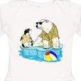 thumbnail image 4 of Inktastic Penguin and Polar Bear Iceberg Beach Bums Boys or Girls Long Sleeve Baby Bodysuit, 4 of 5