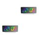 thumbnail image 4 of Despertador eléctrico LED Wosthever Dormitorio Termómetro Snooze Multifuncional Pantalla colorida, 4 of 6