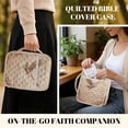 thumbnail image 5 of ZUXONGSY Eagle Snow Mountain Print Bible Case for Women Quilted Bible Cover Case Portable ChuZU Bag with Tabs & Durable Handle Christian Gift for Religious, ChuZU, 5 of 7