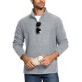 thumbnail image 3 of Men's Fleece Jackets Full Zip Lightweight Jacket Casual Soft Warm Coats with Pockets, 3 of 11