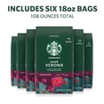 thumbnail image 3 of (6 pack) Starbucks Caffè Verona, Ground Coffee, Dark Roast Hot or Iced Coffee, 18 oz, 3 of 21