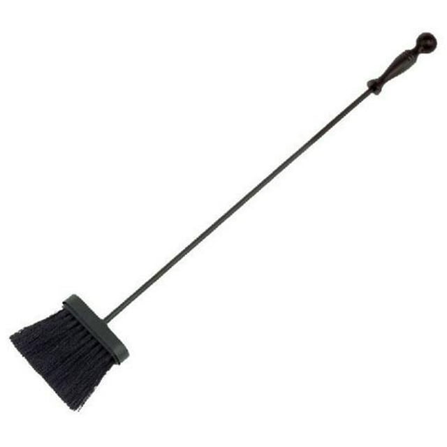 Individual Hearth & Fire Pit Tool with Ball Handle - 27 in. Brush, Black