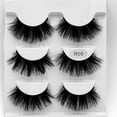 thumbnail image 1 of Fridja 3D Eyelashes Natural Soft False Eyelashes Black C Thick Eyelashes For Women Makeup, 1 of 1