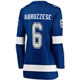 thumbnail image 3 of Women's Fanatics Nick Abruzzese Blue Tampa Bay Lightning Home Breakaway Jersey, 3 of 3