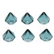 thumbnail image 4 of 6 piezas de cristal transparente botella colgante de encanto bricolaje artesanía fabricación de joyas azul De color verde Sunnimix encantos de la botella para la pulsera, 4 of 7