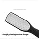 thumbnail image 4 of Minnieouse Rascador de pies de doble cara de acero inoxidable para cuidado exfoliante, raspador profesional, callos, piel muerta, pedicura, removedor de Cuerpo del baño Negro Minnieouse CE015565-01, 4 of 6