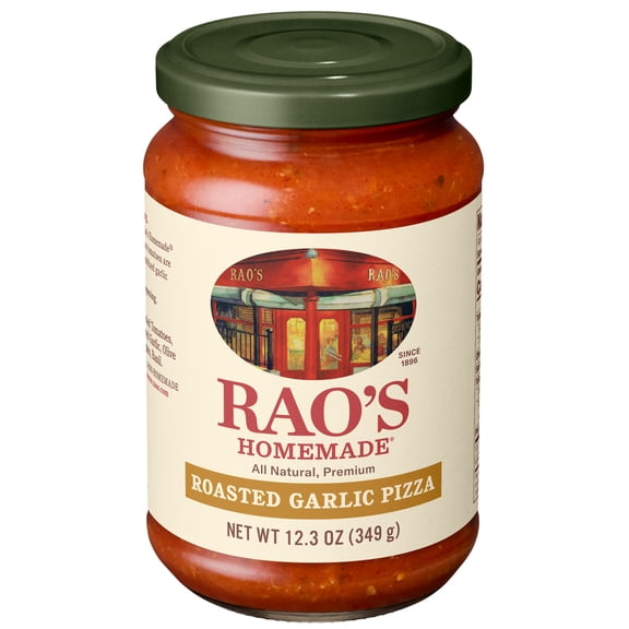 Rao's Homemade Roasted Garlic Pizza Sauce Made with Italian Tomatoes, 12.3 oz