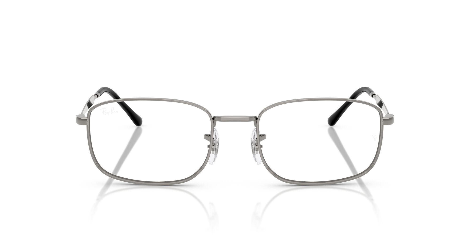 Ray-Ban Unisex Size 54 Pillow RB6533 Optics Prescription Eyeglasses with Case, Gunmetal/Demo Lens