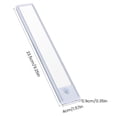 thumbnail image 3 of EIMELI 2pcs Under Cabinet Light with 32 LEDs Motion Sensor Night Light 950mAh USB Chargeable LED Closet Lamp 3 Modes Counter Light Magnetic Tap Light Stick-on for Kitchen Stair Bedroom, 3 of 8