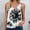 L White, variant on ITSAME Women's Tank Tops, Sleeveless Retro Prints V-Neck Summer Casual Loose Basic Blouse Navy XL