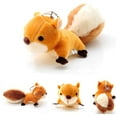 thumbnail image 4 of Keychain, Keyring, Backpack Ornament, Brown Cute Squirrel Stuffed Plush Doll Toy, 4 of 5