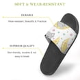 thumbnail image 3 of GZHJMY Stylish Slides for Women Men, Moon and Sleeping Koala Soft Flexible Slip-on Sandals Slippers, 3 of 7