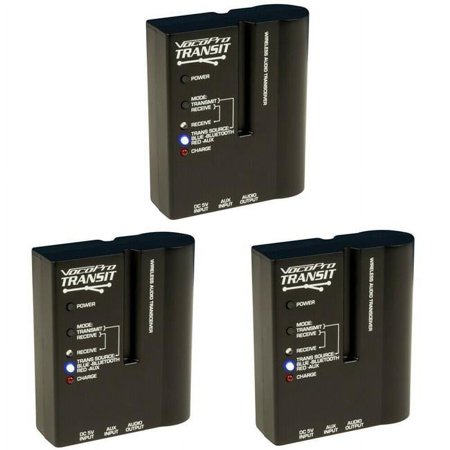 UPC: 0692868872679 | VocoPro Stereo Wireless Transceiver with Bluetooth for Powered Speaker Transit  Black