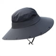 thumbnail image 2 of Sombrero de Pesca para , Protección Solar, Protección UV, Cubierta para el Cuello, Ala , Solapa para el Cuello, Gorra de Pesca para Viajes, Camping, Senderismo, 2 of 5