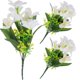 thumbnail image 1 of KAKOWELY Ramo de 3 flores artificiales de lirio para centro de mesa de boda, decoración del hogar, 1 of 5