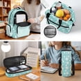thumbnail image 5 of Jeiento Starfish 17 Inch Boys Girls Tear-Resistant Backpack Set 4-Piece Lunch Bag Pencil Case Water Bottle Holder Lightweight Large Capacity Schoolbag for Kids, Green, 5 of 7