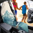 thumbnail image 3 of Bulopur Mountain Car Seat Cover Towel Seat Cover Waterprof Bucket Seat Cover for Sports Washable Sweat Car Seat Towel Cover for Yoga Outdoor Travel Gift for Birthday, 3 of 8