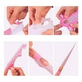 thumbnail image 3 of Professional Nail Extension Forms Nail Extension Guide Manicure Design Tools Stickers Smooth Thick for Acrylic Nails Nail Extensions, 50pcs, 3 of 5