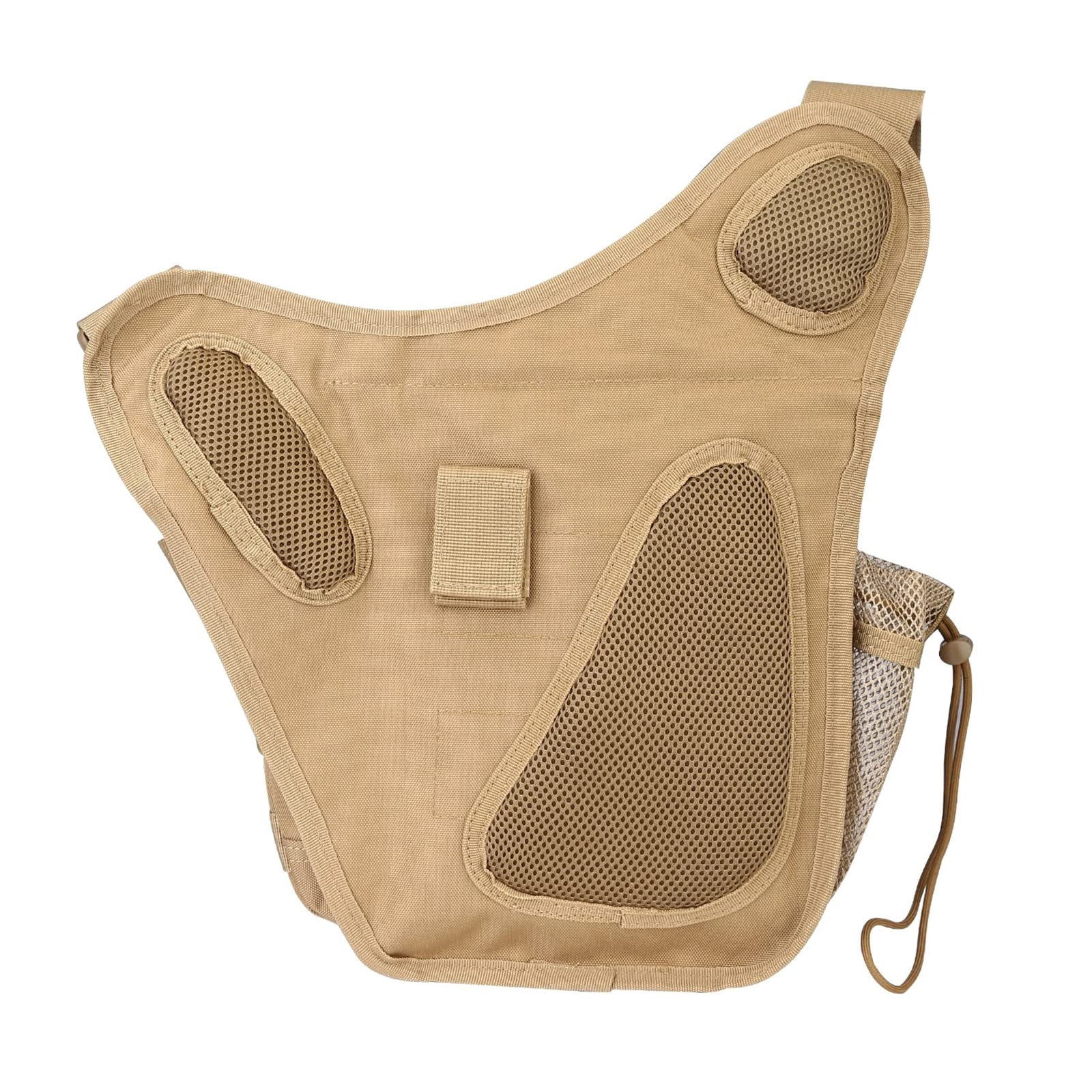 G4Free Messenger Sling Bag for Men Women, Fishing Tackle Crossbody Utility Shoulder Pack Outdoor Travel Side Bag