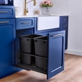 thumbnail image 6 of Rev-A-Shelf Double Pullout 35 qt. Kitchen Trash Can with Soft-Close, 5349-18DM-218, 6 of 13