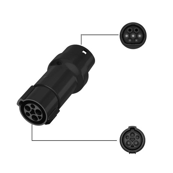 Chargerman J1772 to TYPE2 Adapter for Type 2 vehicle owners|AC