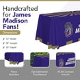 thumbnail image 2 of James Madison Dukes 6' Team Logo Table Throw, 2 of 5