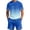 Blue#12053BB, variant on Men's Summer Beach Outfits 2 Piece Gradient Men Short Sleeve Shirt and Shorts Set Workout Casual Beach Outfit Two Piece Summer Set