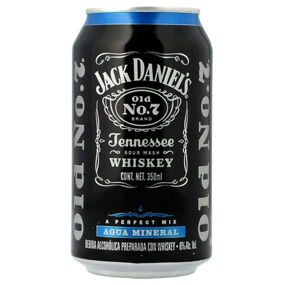 pack de 24 bebida preparada jack daniels agua mineral lata 350 ml jack daniels agua mineral lata