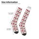thumbnail image 2 of Balery Leaves And Anemone Flowers In Red Grey Calcetines novedosos Calcetines deportivos Calcetines hasta la rodilla Calcetines de algodón Calcetines originales y geniales, 2 of 6