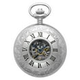 thumbnail image 2 of Men's Silver-Tone 17 Jewel Mechanical Exhibition Pocket Watch # GWC14040SB, 2 of 4