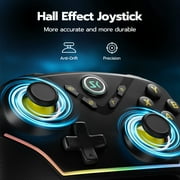 ISHAKO PC Controller, with 1000Hz Polling Rate, Hall Effect Joystick and Trigger, Controller for PC, Android/iOS/Mac/Steam