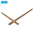 thumbnail image 3 of Uxcell Clock Hands Kit, 4 Set Wooden Clock Mechanism Movement Wall Clock Hands Parts Replacement for 14 Inch Clock, A1, 3 of 5