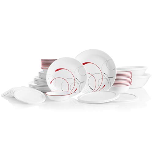 Dinnerware Sets Chip Resistant Corelle 78Piece Service for 12 Mystic