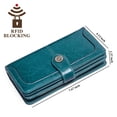 thumbnail image 3 of Women'S Wallet Genuine Leather Rfid Blocking Large Capacity Trifold Ladies Wallet(), 3 of 6