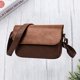 thumbnail image 4 of 1 bolso de hombro sencillo, práctico, tipo bandolera, estilo retro, de PU (caqui), 4 of 7