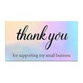 thumbnail image 5 of SIEYIO 50pcs Thank You for Your Order Business Cards Shopping Thanks Greeting Cards Appreciation Card for Small Business, 5 of 12