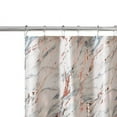 Mainstays Marble Metallic Shower Curtain, Rose Gold Pink, 72" X 72