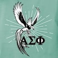 thumbnail image 3 of CafePress - Alpha Sigma Phi Phoenix Black T Shirt - Womens Comfort Colors® Shirt, 3 of 4