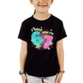 thumbnail image 4 of Ink-Printed Glitter I was 6 Now I'm 7 Birthday Shirt for Girls Trendy Six Seven Party T-Shirt Black Shirt Youth Medium, 4 of 6