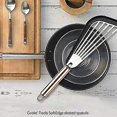 thumbnail image 3 of Stainless Steel Fish Spatula With Silicone Edge Non-stick Pan Heat-resistant Fish Spa, 3 of 5