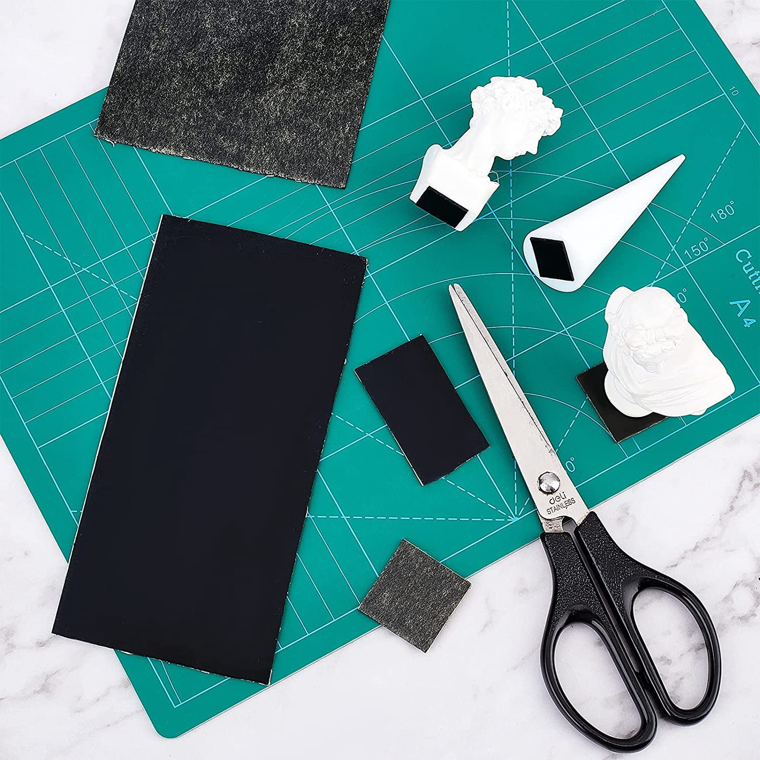 4PCS Adhesive Silicone Sheet 11.8x8.2 Inch Black Nonslip Silicone Rubber Pad A4 Size 1mm Thick for Gaskets DIY Material Supports Leveling Sealing Bumpers Protection Abrasion Flooring DIYDIY