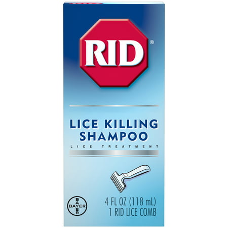 Lice Killing Shampoo, Includes 1 Nit Comb and 1 Bottle, 4