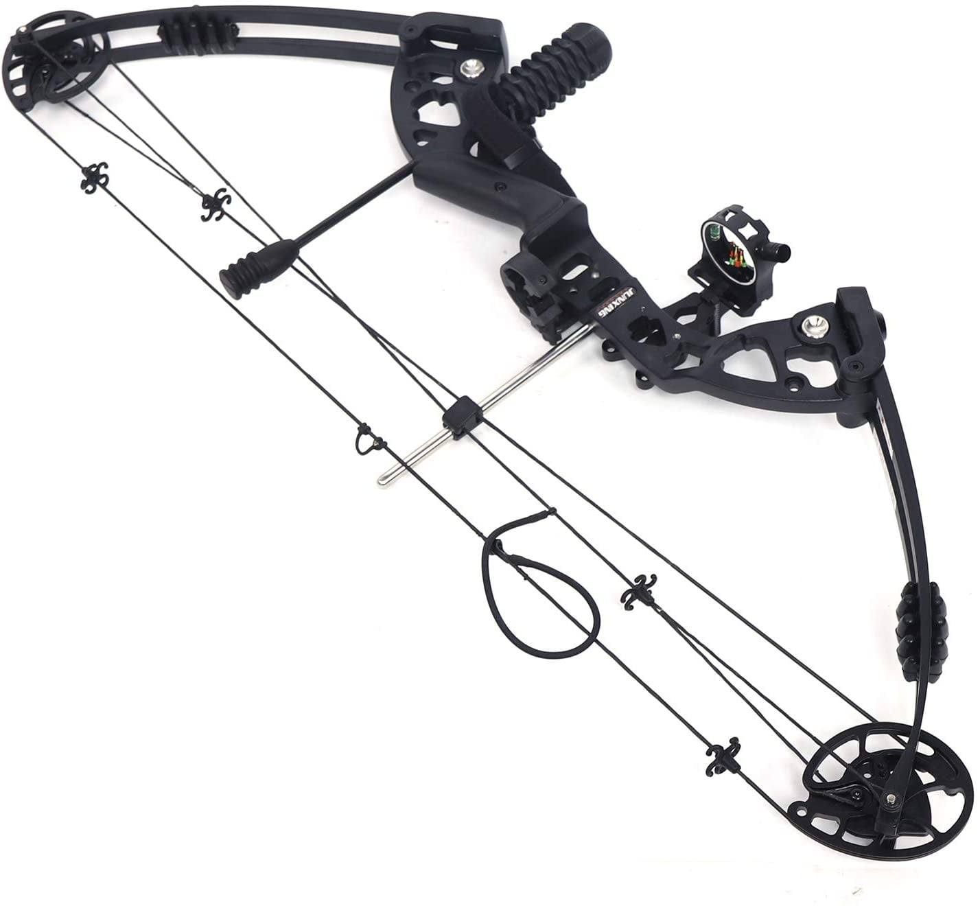 Professional Compound Right Hand Bow Archery with 12pcs Arrow Shock Absorption for Adults Teens Youth