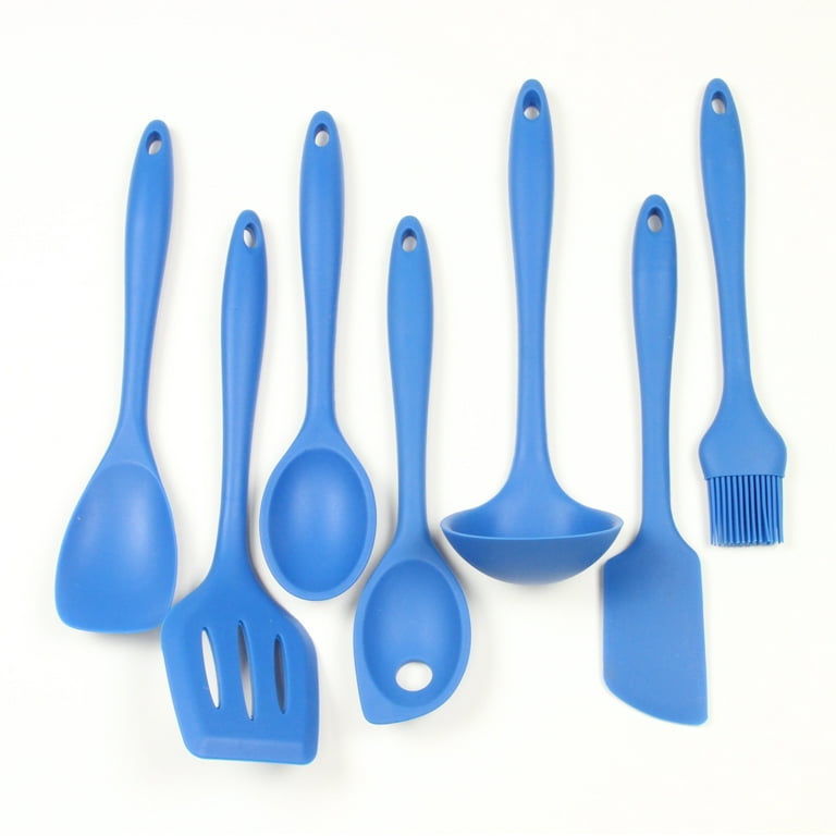 Chef Craft Premium Silicone Basting Spoon, 11 inch, Blue