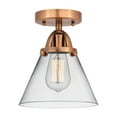 thumbnail image 5 of Innovations Lighting 288-1C-10-8 Cone Semi-Flush Cone 8" Wide Semi-Flush Ceiling Fixture -, 5 of 5