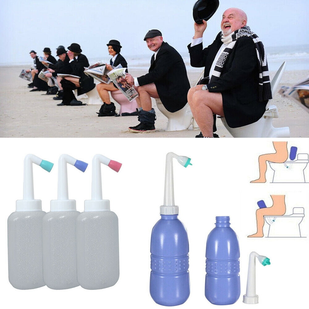 Portable Empty Bidet Bottles Handy Travel Toilet Hand Spray Seat Water Supply 