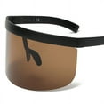 thumbnail image 2 of tooloflife Oversized Mirrored Sunglasses Visor Sunglasses Womens Mens Shield Eyeglasses, 2 of 5